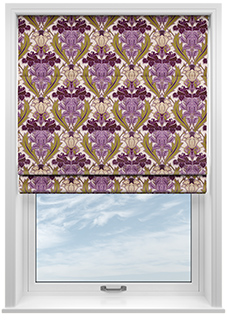 Acanthus, Berry - Roman Blind